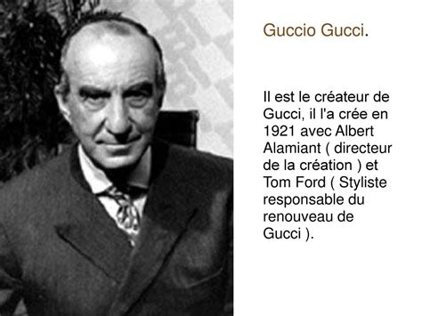 qui est le créateur de gucci|guccio Gucci famille.